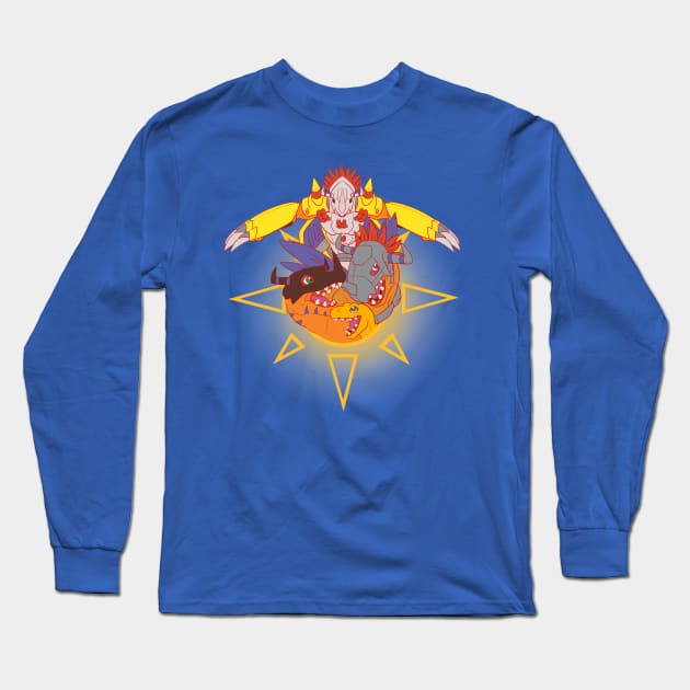 Crest of Courage Long Sleeve T-Shirt by Whiskeyjack 